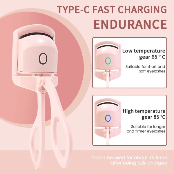 Automatic Eyelash Curler | Electric Eyelash Curler, Eye Beauty Makeup Tools, Long Lasting Curling