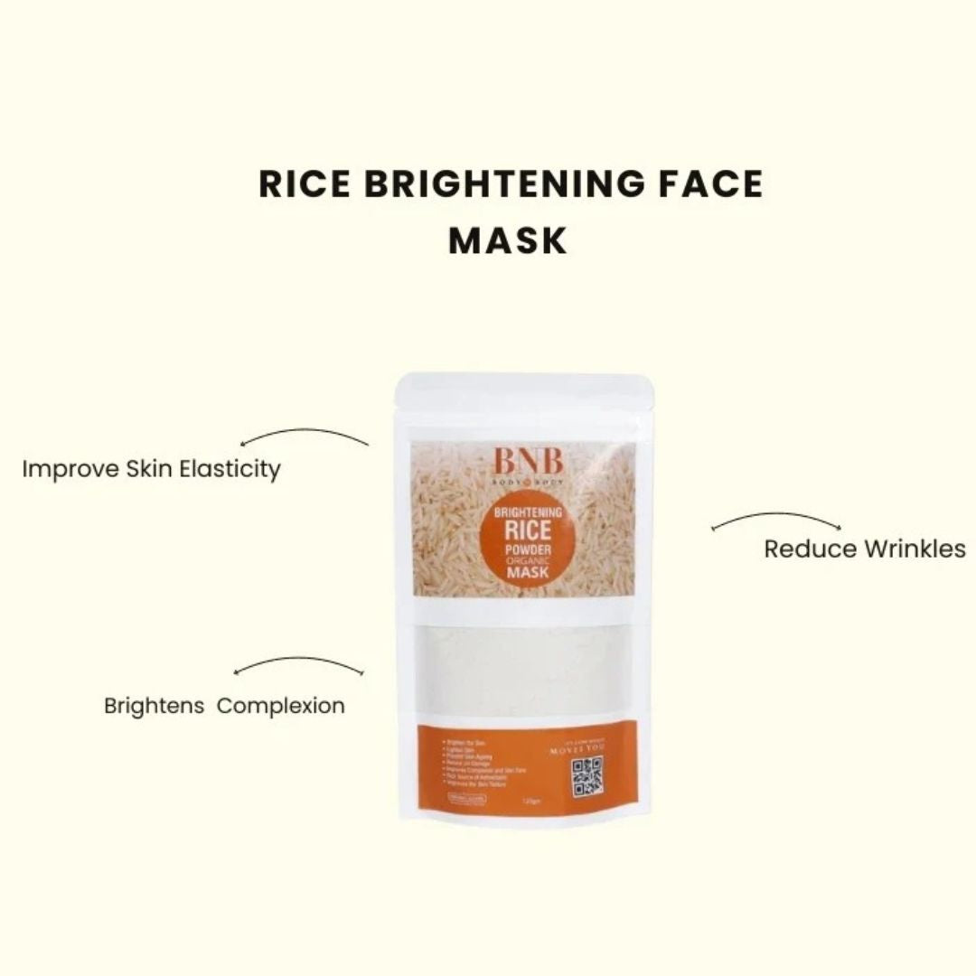 Bnb Whitening Rice Extract Bright & Glow Kit